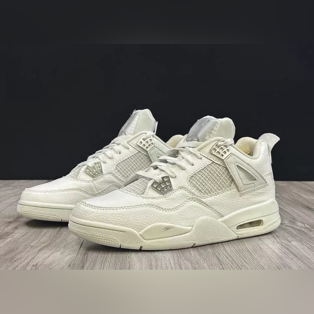 Nike Air Jordan 4 Retro Pure Money 308497-100 Mens Size 10 Pre Owned